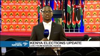 Kenyatta takes the lead against his rival, with about 85% results counted