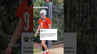 ⛰️Joe Burrow and the Bengals' interesting path to the practice facility 😲 | #shorts | NYP Sports