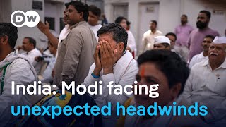 India elections: How Modi’s party looks to be doing worse than it expected | DW News