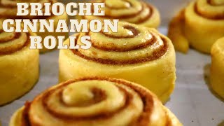 Brioche cinnamon rolls