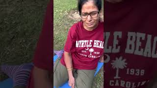 Meena Madam explaining how Yoga changed her life #dailyyoga #yoga #stressrelief #stressbuster