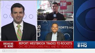 Thunder trade Russell Westbrook to Rockets for Chris Paul in blockbuster