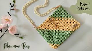 Macrame Bag Tutorial | Macrame Shoulder Bag - New Pattern