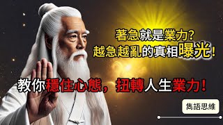 著急就是業力？越急越亂的真相曝光！教你穩住心態，扭轉人生業力！#雋語思維 #心靈雞湯 #心靈成長