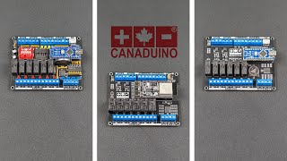 CANADUINO® PLC-100 V2 - Compatible with Arduino and ESP32, as DIY soldering kit or SMD-assembled.