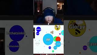 Caseoh ate his friend by accident #shorts #caseoh #agario #funnyclips #gaming #twitch