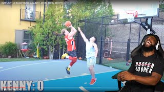 KENNY THIS IS EMBARRASSING!! INTENSE 1v1 BASKETBALL AGAINST JIEDEL FROM 2HYPE!