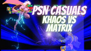 MvC2 - PSN Casuals - Khaos (Team Matrix) vs Chris Matrix (Scrubclops) 08/21/24