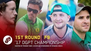 2017 DGPT Tour Championship | Round 1, Front 9 | Owens, Keegan, Cole, Conlee