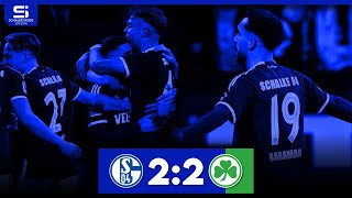 FC Schalke 04 - Greuther Fürth 2:2 | Tore & Highlights | Stadion Reaktion