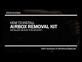 How to install Air Box Removal Kit for Triumph Modern Classic EFI