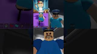 Jumpscare Escape Baby Bobby Dayacre Obby Vs Granny Barry’s Run #roblox #obby