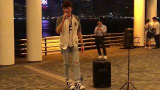 Will Lee《哪裡只得我共你》@ 尖沙咀文化中心海旁Busking 2018/04/02