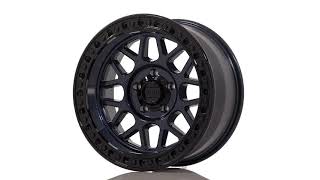 KMC WHEELS - KM549 GRS - MIDNIGHT BLUE WITH GLOSS BLACK LIP