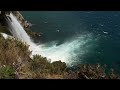 healing music while watching the water falling from the waterfall a friend of the blue ocean