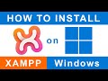 How To Install XAMPP on Windows and run PHP on localhost