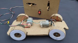 How to make Toy car with cardboard at home | Remote control car |