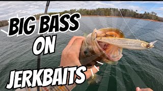 Winter time bass on Jerkbaits! (Tricks you NEED to know to catch bigger fish)