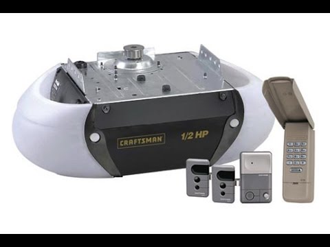 How To Install A 53985 Craftsman 1 2 Hp Garage Door Opener