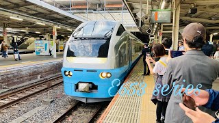 E653系K71編成 臨時特急川越物語号 日立行き 大宮駅発車 MHあり