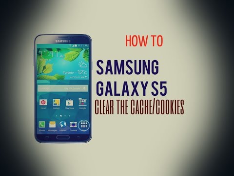 Samsung Galaxy S5 - How to clear the cache/cookies Samsung Galaxy S5 - How to clear the cache/cookies