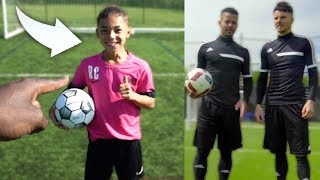 ME vs CRISTIANO RONALDO JR ft F2FREESTYLERS!! AMAZING KID FOOTBALLER