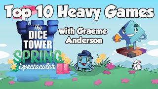 Top 10 Heavy Games - with Graeme Anderson