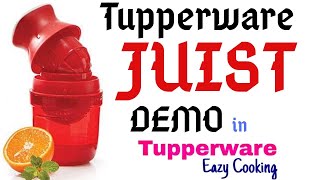 TUPPERWARE JUIST DEMO IN TUPPERWARE EAZY COOKING