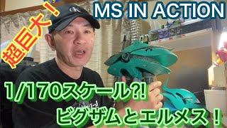 MS IN ACTION ビグザム\u0026ララァ・スン専用モビルアーマー開封レビュー！