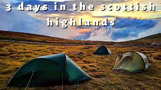 Storms..Heavy rain..High winds..Three days Wildcamping in the Scottish Highlands.Terra Nova Voyager.