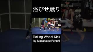 船木誠勝の浴びせ蹴り映像！！ Rolling Wheel Kick  #Shorts