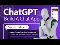 How ChatGPT can Code a Chat App