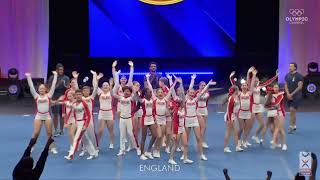 Team England Youth Coed Advanced ICU World Cheerleading Championship 2024 Semi F