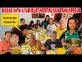 MASAK SOTO AYAM ,CREAM SAYUR, IKAN BUAT MERTUA DAN KELUARGA BESAR KAKAKKU SAMPAI NAMBAH2 SEMUA