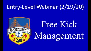 Free Kick Management - CNRA Webinars