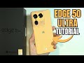 MOTOROLA Edge 50 Ultra: Open SIM Slot - Eject SIM Tray