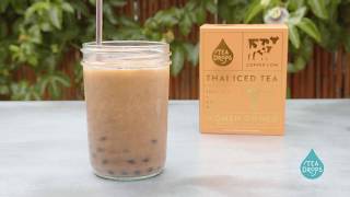 How To Make Tea Drops Thai Iced Tea