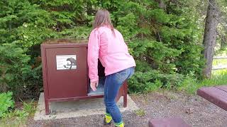 How to use a bear box in case of a bear encounter. #short