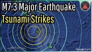 Vanuatu Earthquake Update; Major M7.3 Quake Strikes Capital, Tsunami Triggered