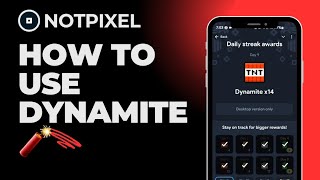 How To Use Dynamite 🧨 or TNT on NotPixel