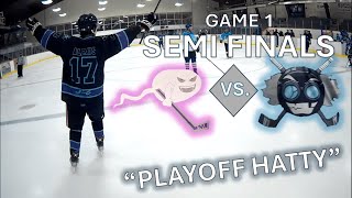 CCRHL/ERHL BEER LEAGUE HOCKEY! C-MEN VS. CRAZY PUCKERS GAME 1 (PLAYOFF HATTY)