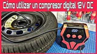 CÓMO USAR UN COMPRESOR DE AUTOMÓVIL 12V