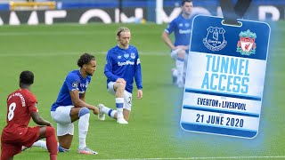 BEHIND CLOSED DOORS MERSEYSIDE DERBY AT GOODISON | TUNNEL ACCESS: EVERTON V LIVERPOOL