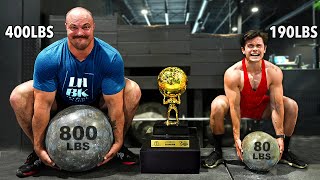 I Trained W/ Worlds Strongest Man For 24 Hours!