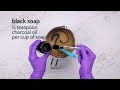 charcoal hanger swirl soap making