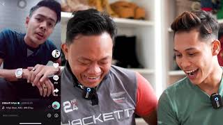 Boy \u0026 Aniq React TikTok Alieff !!! Boy Mak1 Alieff Teruk...