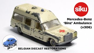 Siku v306 Mercedes-Benz 'Binz' Ambulance Diecast Restoration