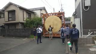 令和四年(2022年)雄踏町息神社祭典本祭 中村:コロナで字内のみ巡回②