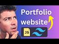 Build a Stunning Portfolio Website with Tailwind CSS & JavaScript – Step-by-Step Tutorial (2025)