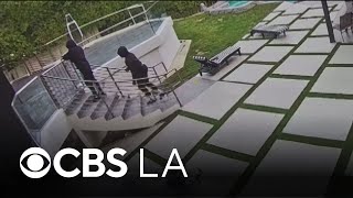 Los Angeles County authorities announce series of robbery arrests
